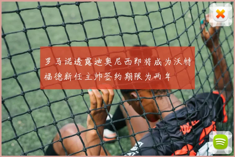 罗马诺透露迪奥尼西即将成为沃特福德新任主帅签约期限为两年